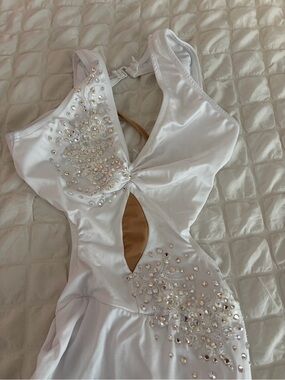 White Embellished Dance Costume